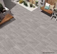 Anthracite Light - 600 X 900 MM - 20 MM Outdoor tiles (21.60 SQM)