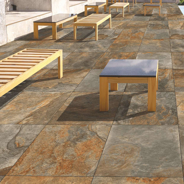 Cooper Slate - 600 X 900 MM - 20 MM Outdoor tiles (21.60 SQM)