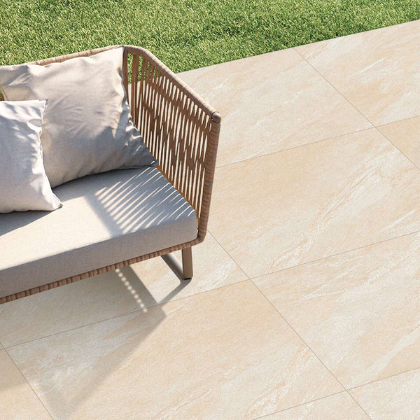 Dome Beige - 600 X 900 MM - 20 MM Outdoor tiles (21.60 SQM)