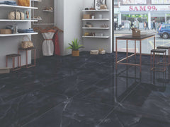 Mithos Black 60 x 120 CM In-Door High Gloss  Surface Porcelain Tiles