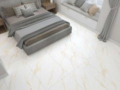Calacatta Garima Gold  60 x 120 CM In-Door Polished Surface Porcelain Tiles